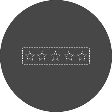 derecelendirme simgesi, vektör illüstrasyonu basit tasarım