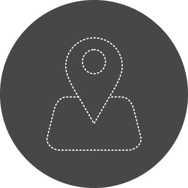 simple web illustration of location icon