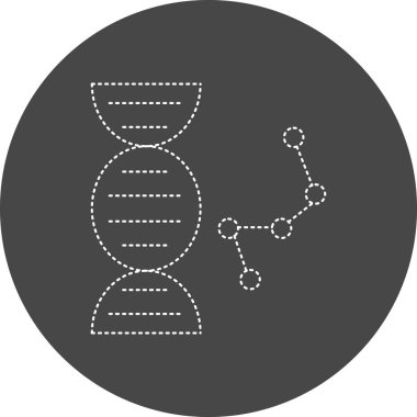 DNA simgesi vektör illüstrasyonu