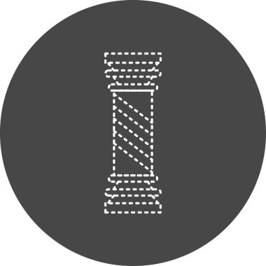 Sütun. Web simgesi basit tasarım