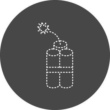 illustration icon for personal and commercial use. Dynamite