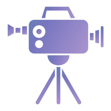 Tripod. Web simgesi basit illüstrasyon