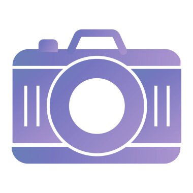 kamera simgesi vektör illüstrasyonu