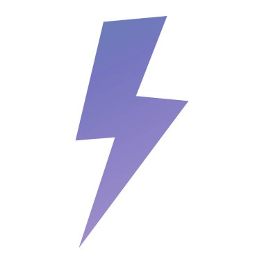 Şimşek simgesi vektör illüstrasyon tasarımı