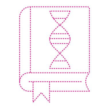 DNA simgesi vektör illüstrasyonu