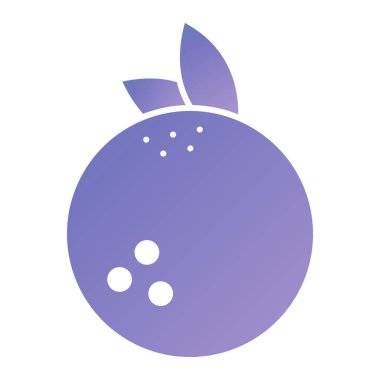 taze meyve ikonu vektör çizimi tasarımı