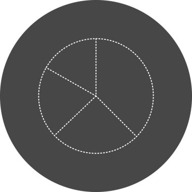 Grafik simgesinin vektör illüstrasyonu