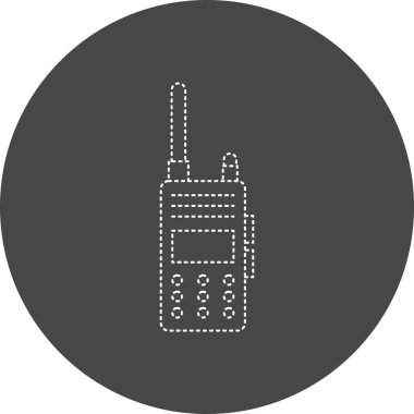 Walkie talkie simge vektör 