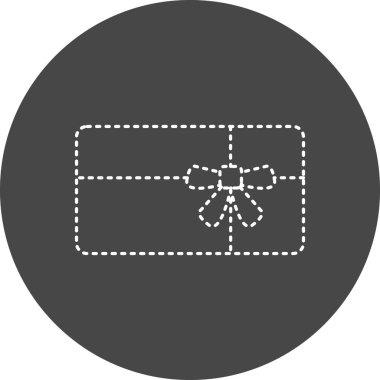 Hediye simgesinin vektör illüstrasyonu