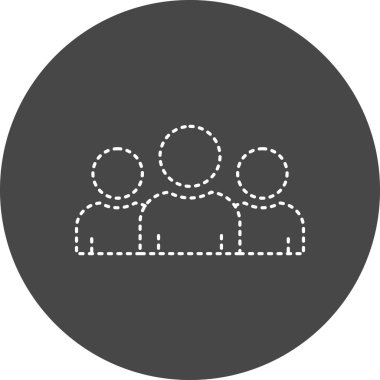 Team icon, vector illustration simple design