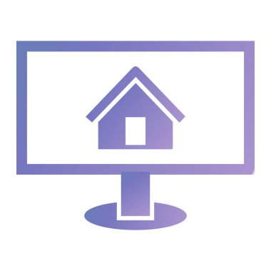 ev vektörü renk simgesi