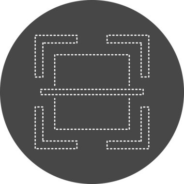 Kod Tarama simgesinin vektör çizimi 