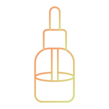 bottle icon. simple illustration of perfume vector. isolated outline symbol