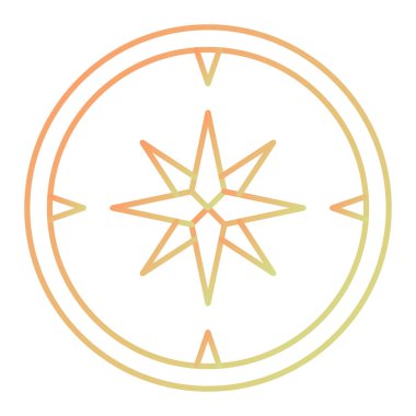 Pusula simgesi vektör resimlemesi