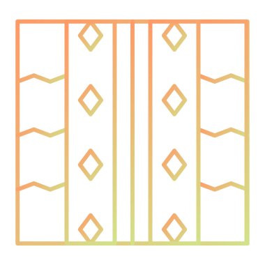 Modern grafik simgesinin vektör illüstrasyonu