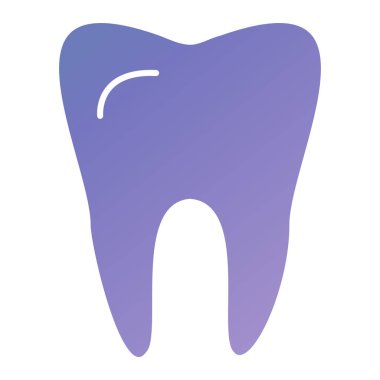 Diş ikonu. vektör illüstrasyonu