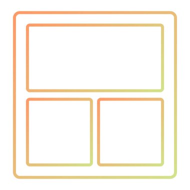 square frame with empty space for your text. vector illustration