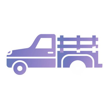 araba simgesi vektör illüstrasyonu