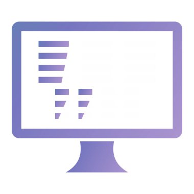 Bilgisayar monitörü. Web simgesi