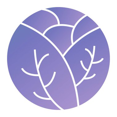 Nilüfer çiçeği simgesinin vektör çizimi