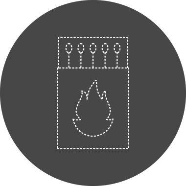 Match Box web icon simple illustration