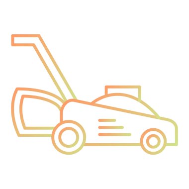 tractor icon. outline illustration of car vector icons for web