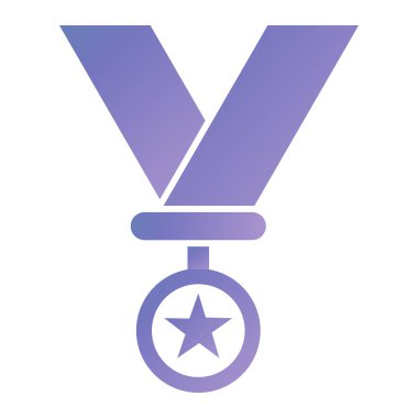 medal icon. simple illustration of star vector symbol for web