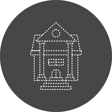 vector illustration of thin modern icon isolated on background