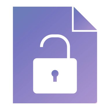 Kilit. Web simgesi basit illüstrasyon