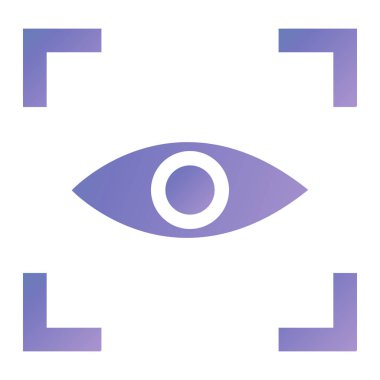 göz vektör simgesi modern basit tasarım