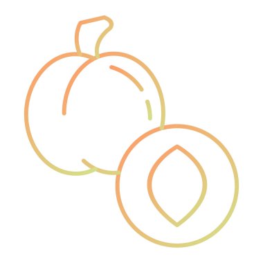 organic food icon. vector illustration