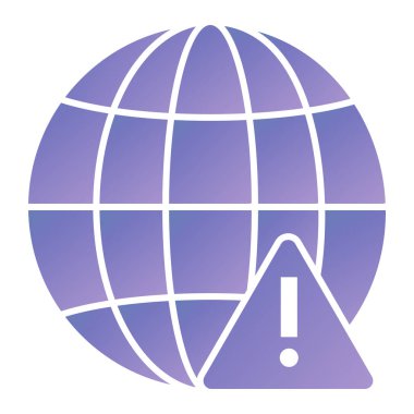 earth globe with a planet and a global network. vector illustration