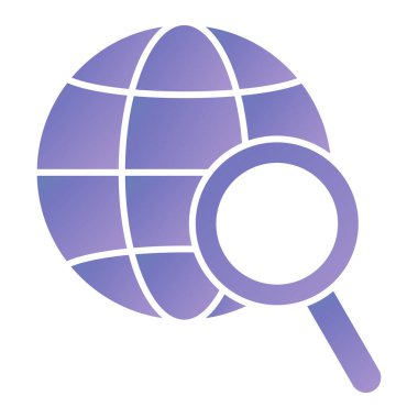 Arama simgesi vektör illüstrasyonu