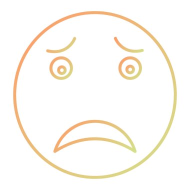 yüz simgesi, vektör illüstrasyonu