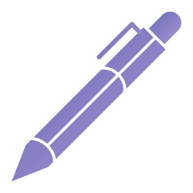 Kalem simgesi. vektör illüstrasyonu