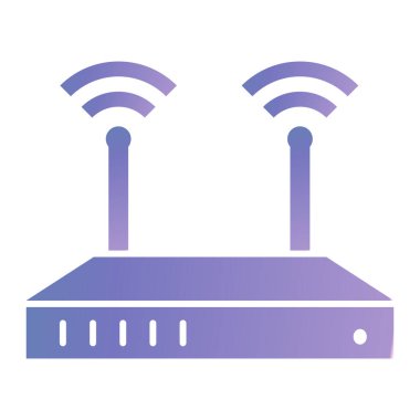 Wifi yönlendirici vektör simgesi