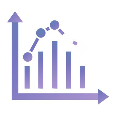 grafik ikonu vektör illüstrasyonu