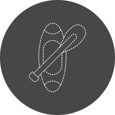 vector illustration of Paddle icon