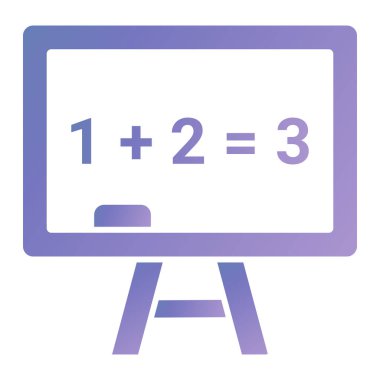 okul yönetim kurulu simgesi vektör illüstrasyonu