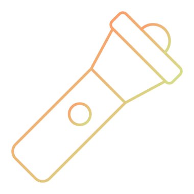 Meşale simgesinin vektör illüstrasyonu