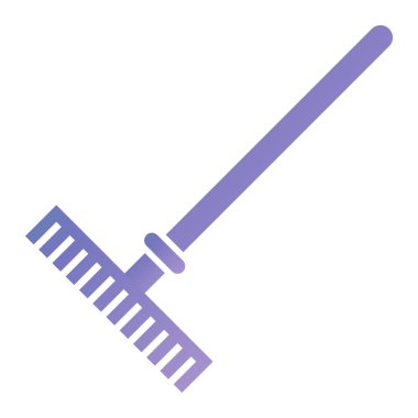 Tırmık. Web simgesi basit illüstrasyon