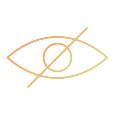 Web ve mobil uygulama tasarımınız için beyaz arkaplanda izole edilmiş göz simgesi vektörü, yüz logosu konsepti