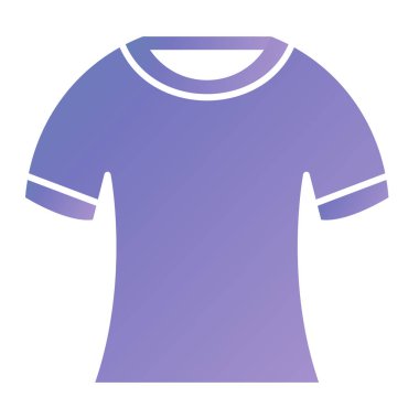 Gömlek ikonu. Web için t-shirt vektör simgelerinin basit çizimi