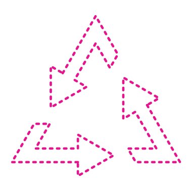 ok simgesi vektör illüstrasyonu