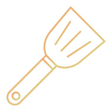 brush stroke icon. outline illustration of paint vector line icons for web