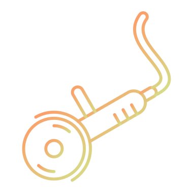 vector illustration of a cartoon icon of a thermometer