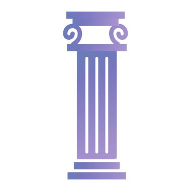 sütun simgesi çizimi