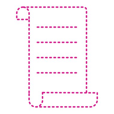 Belge simgesinin vektör illüstrasyonu