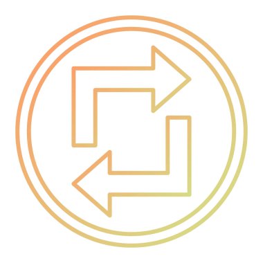 Modern b 'nin vektör illüstrasyonunda okun eksik simgesi