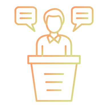 Müşteri desteği ikon vektör illüstrasyonu